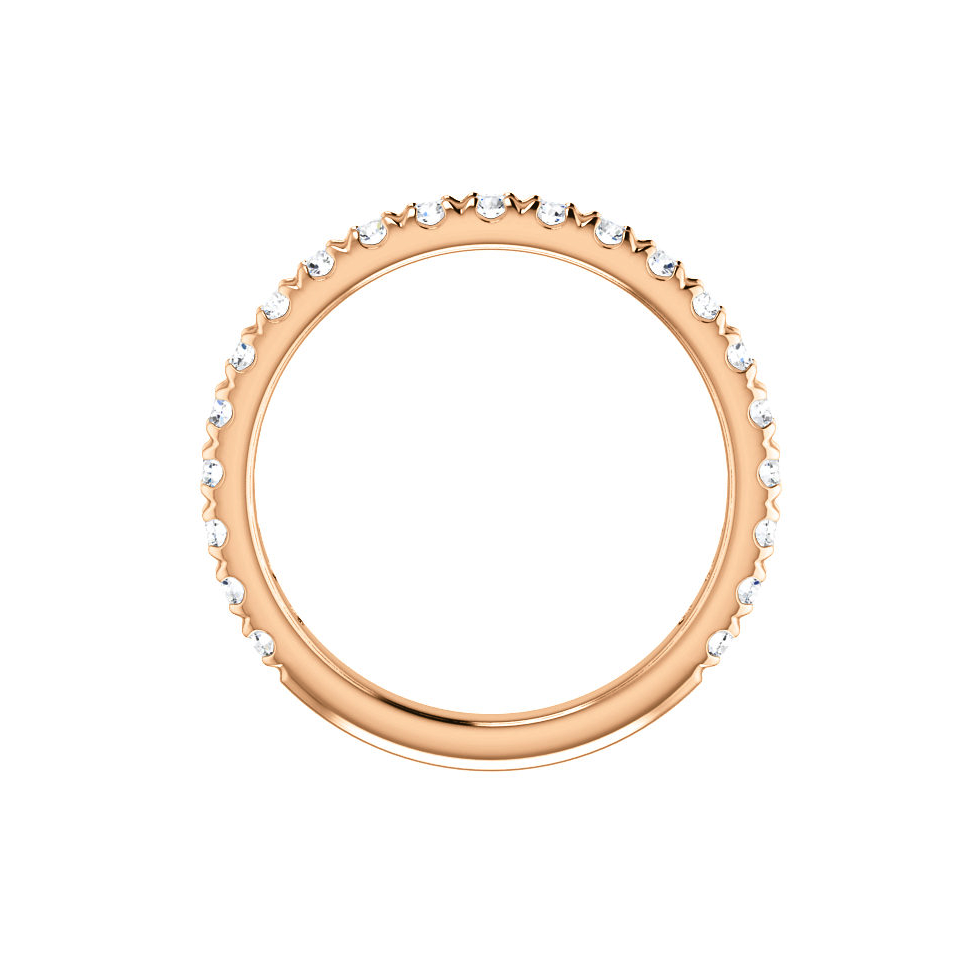 Rose Gold Diamond Band