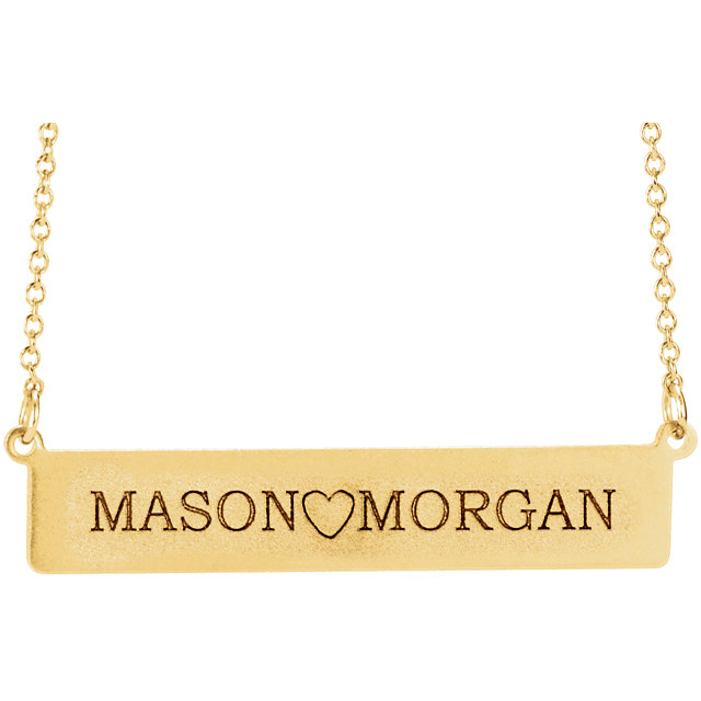 Engravable Posh Loop Pendant