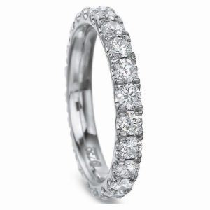 Classic Shared Prong Diamond Eternity Band
