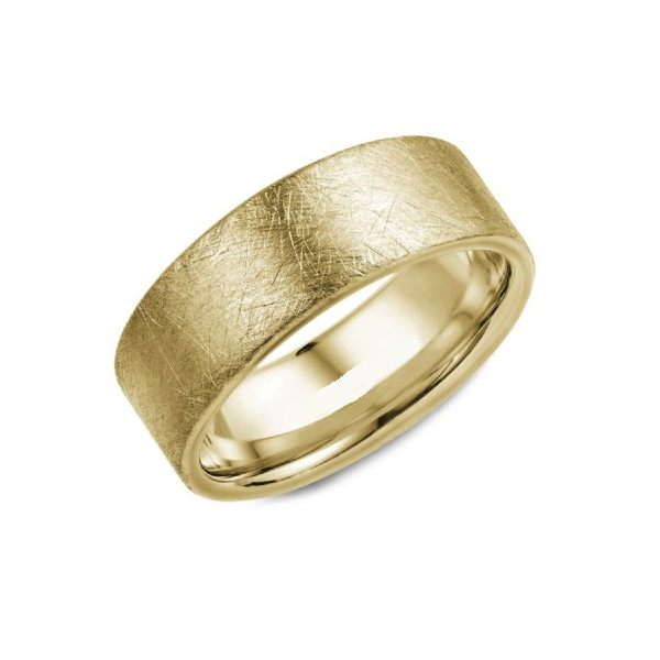 Concave Men's Wedding Band