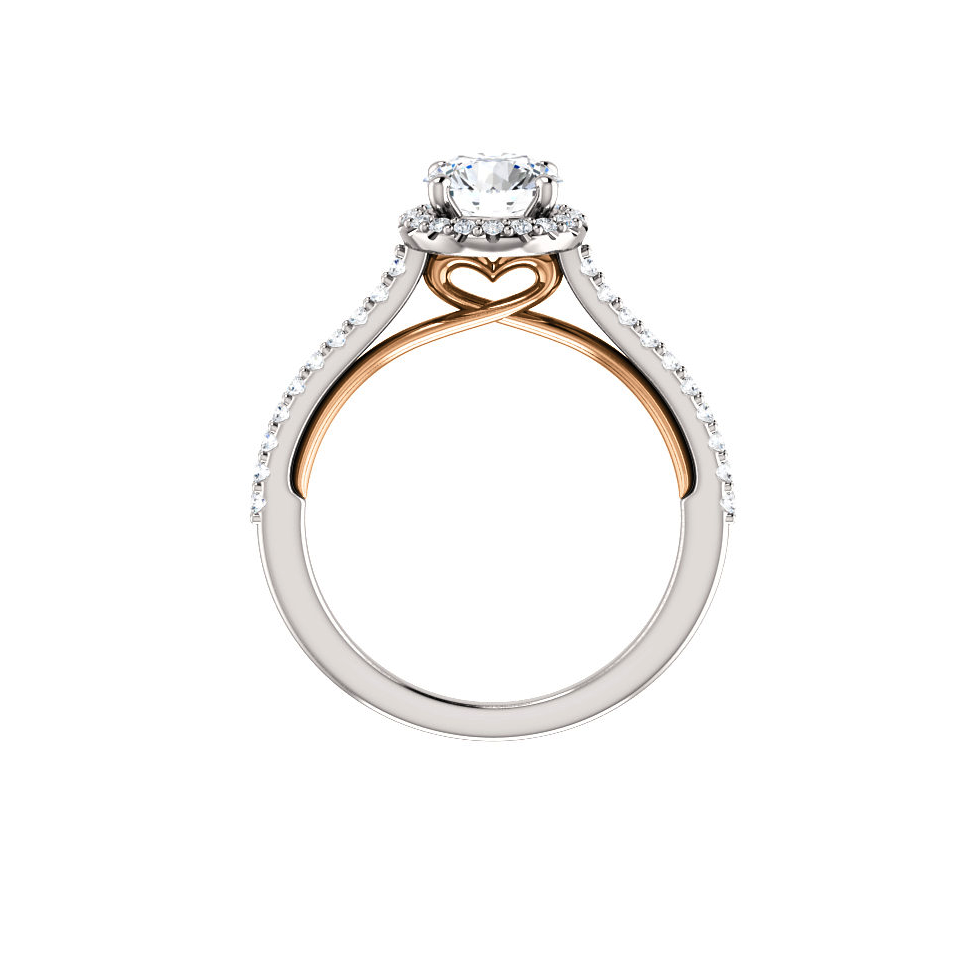 Halo Diamond Engagement Ring