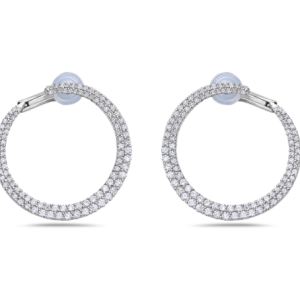 Diamond Flower Earrings