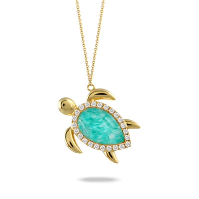 turquoise tortoise pendant