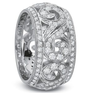 Oval Green Tourmaline Diamond Ring