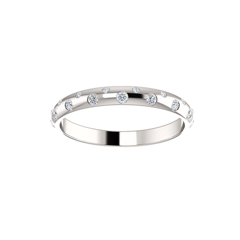 14kt Yellow Gold Marquise Diamond Band