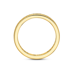 Yellow Gold Channel Diamond Band