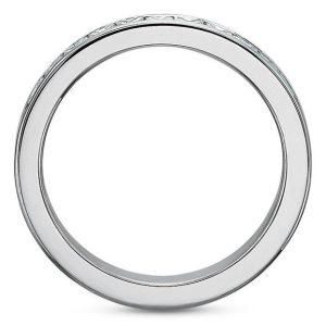 18kt Princess Cut Diamond Band