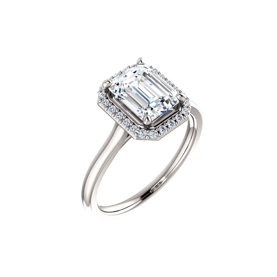 oval halo diamond engagement ring