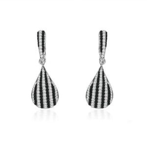 Gold Dangle Earrings.