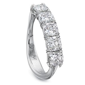 Five Stone Cushion Diamond Band