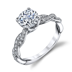 Solitaire Diamond Engagement Ring Setting