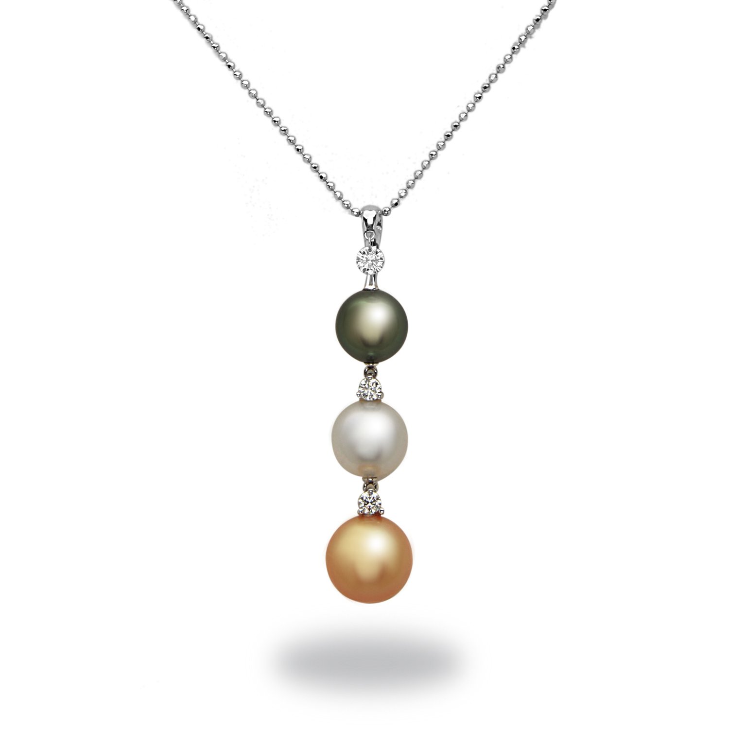 Akoya Pearl Diamond Pendant
