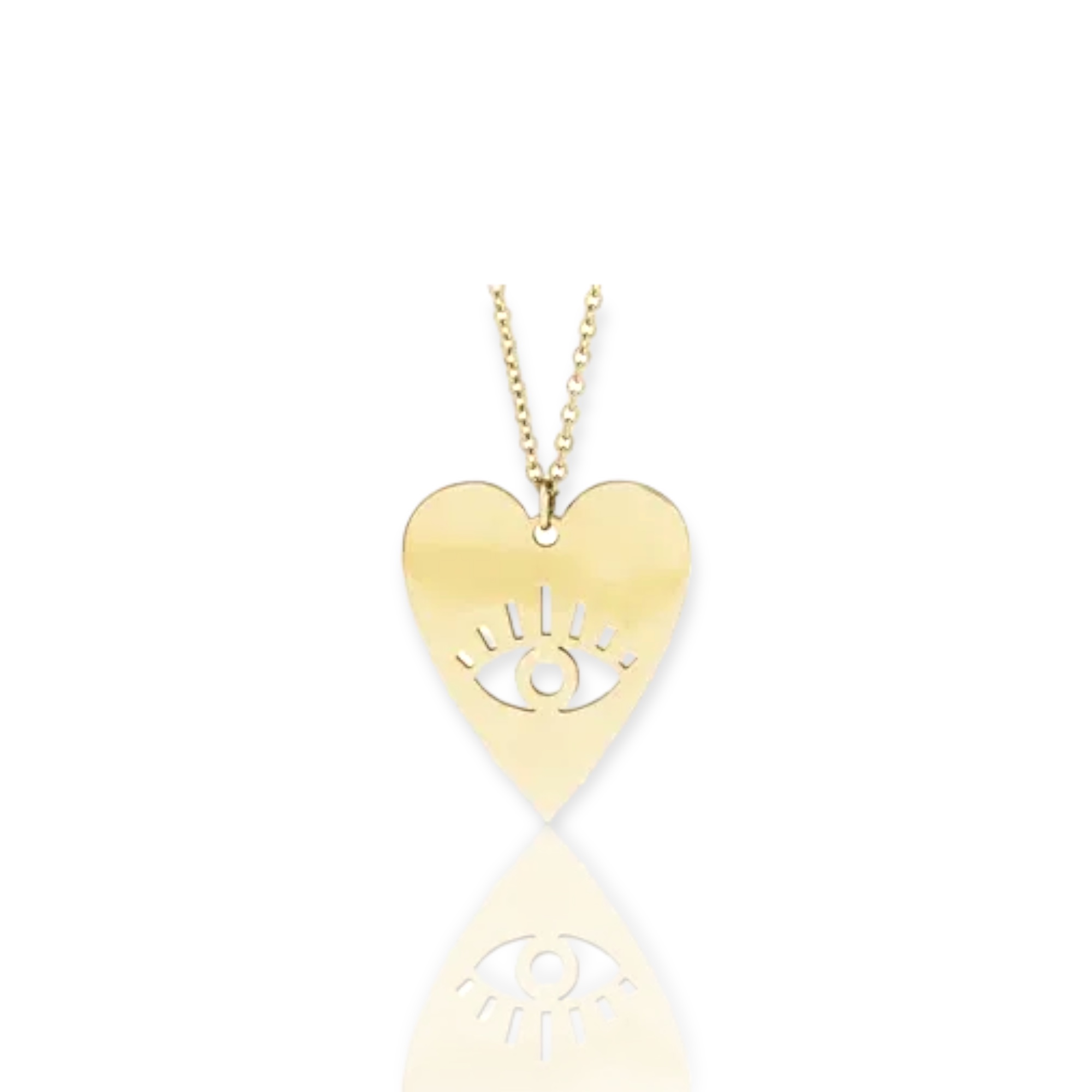 Diamond horseshoe pendant