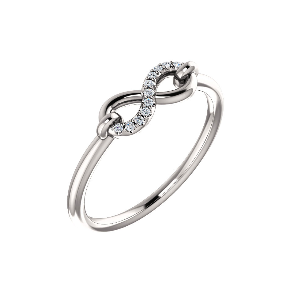 Criss Cross Diamond Ring