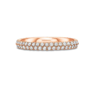 Two Row Pave Eternity Band