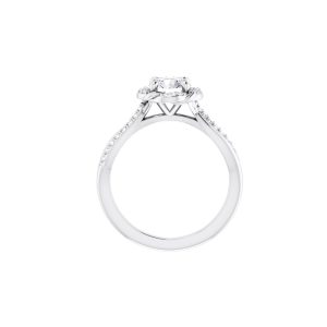 Infinity Halo Engagement Ring Setting