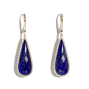 Black Diamond Panther Earrings