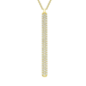 Diamond Bar Necklace