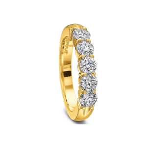 Yellow Gold Diamond Band