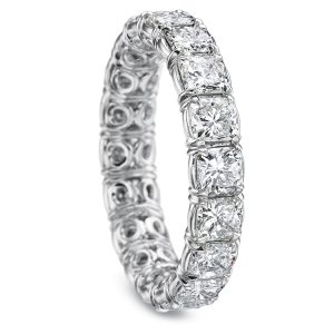 Cushion Diamond Eternity Band