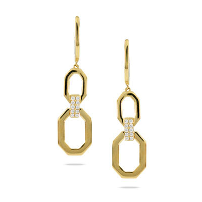 Diamond Dangle Earrings