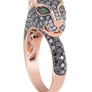 18kt white gold Emerald Diamond Ring