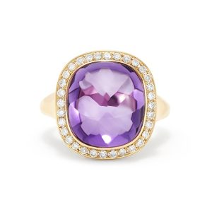 Blue Sapphire Diamond Band