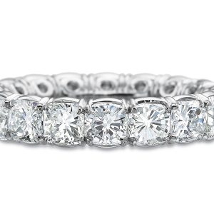 Cushion Diamond Eternity Band