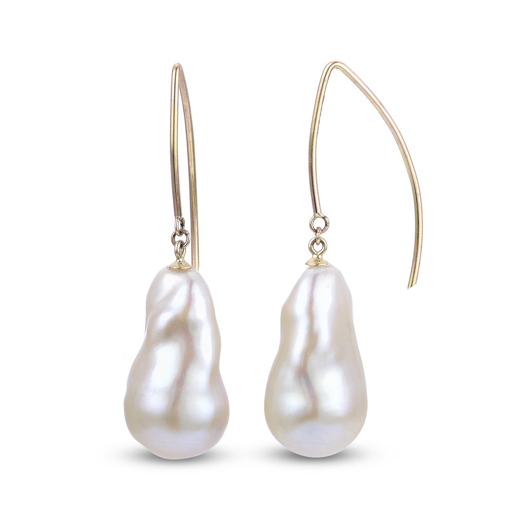 AKOYA Pearl Diamond Dangle Earrings