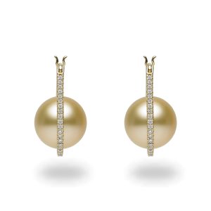 Golden South Sea Pearl Earrings