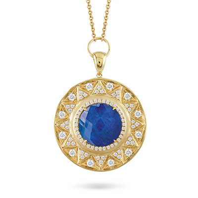 Lapis Heart Pendant