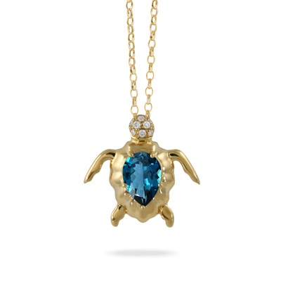 Initial Diamond Pendant