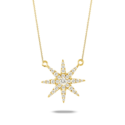 18K Lapis Diamond Necklace
