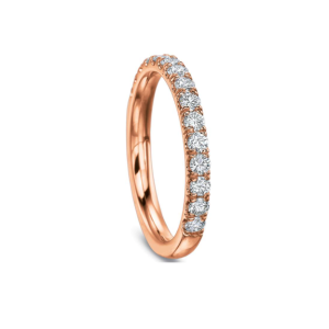 Rose Gold Diamond Band