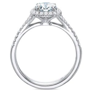 Cushion Halo Ring Setting