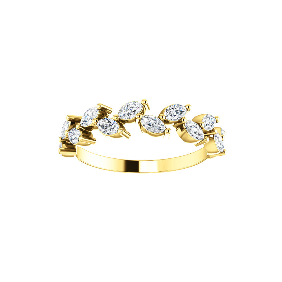 Diamond Twist Anniversary Band