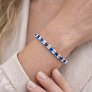 Azure Eternite Tennis Bracelet