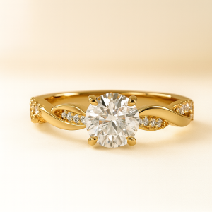 Marquise Round Diamond Band
