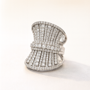 Baguette Round Diamond Band
