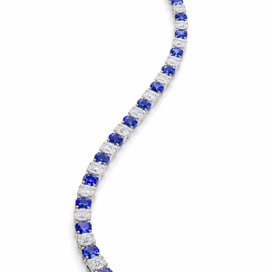 Azure Eternite Tennis Bracelet