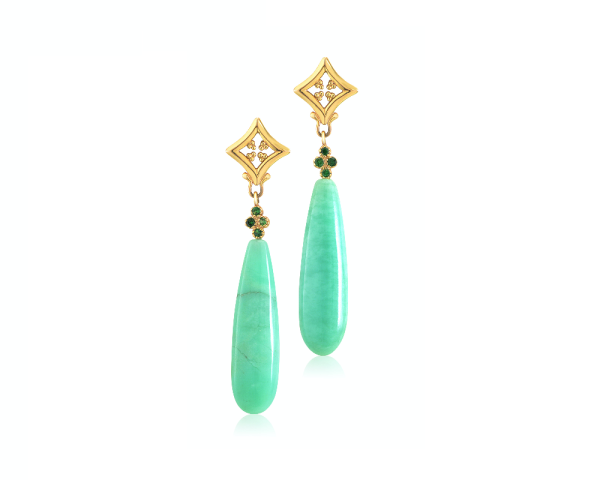 Crysophase Dangle Earrings