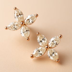 Oval Blossom Halo Engagement Ring