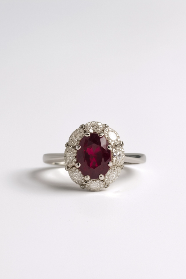 Ruby Diamond Ring