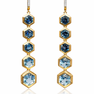 Celestia Azure Drop Earrings