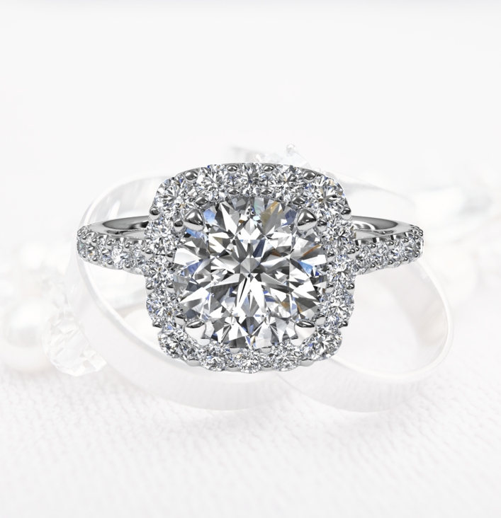 Halo Engagement Rings