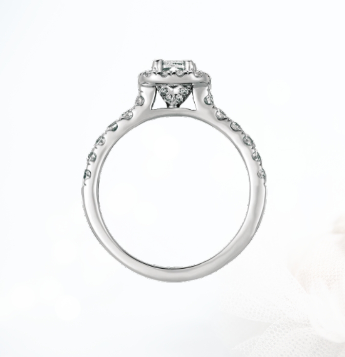 Halo Diamond Engagement Rings