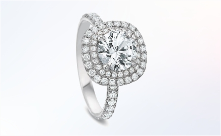 Double Halo Engagement Rings