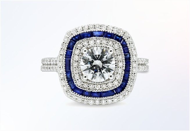 Vintage-inspired Emerald Rings Settings