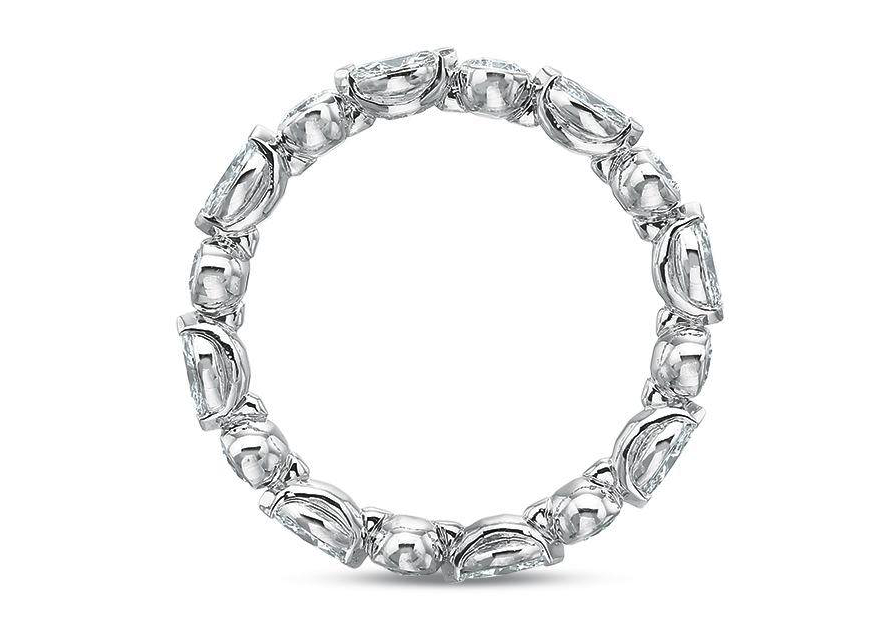 Silhouette Marquise Round Eternity Band