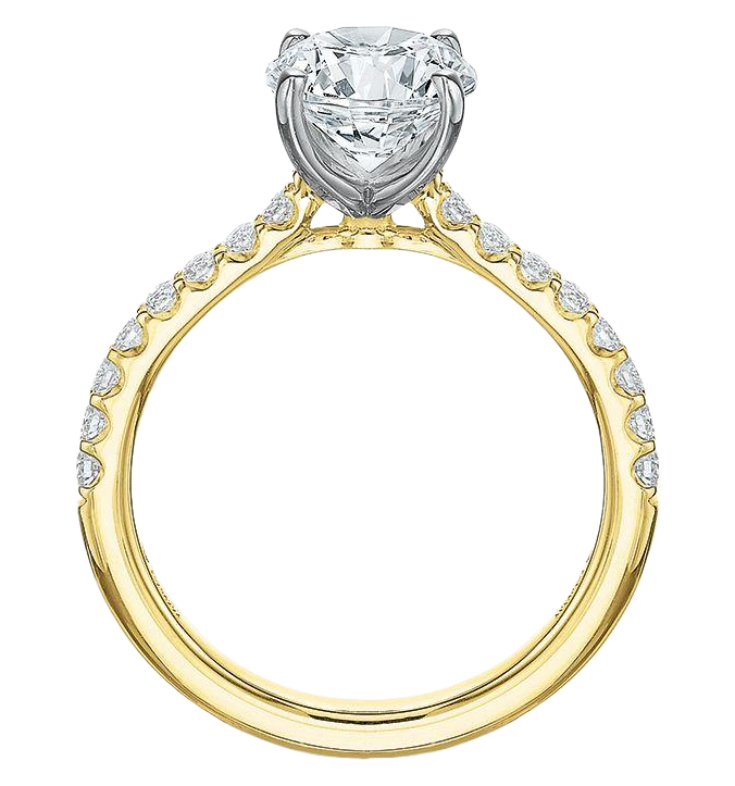 Yellow Gold Juliet Diamond Engagement Ring